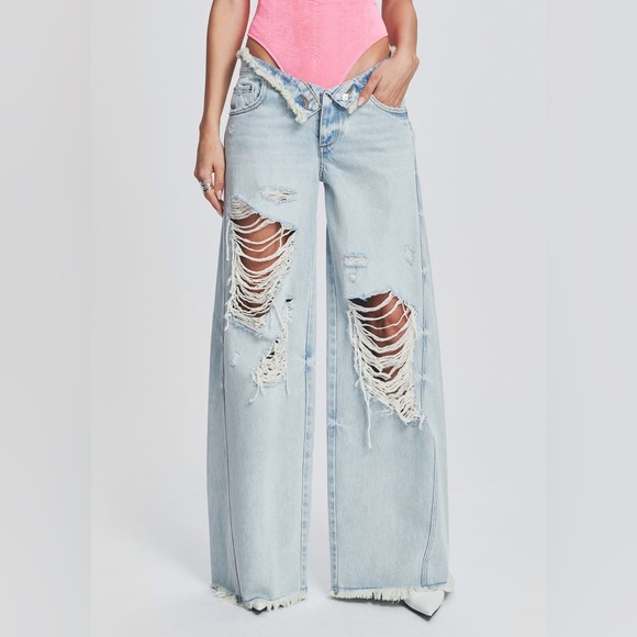 SER.O.YA Denim - Ser.o.ya Ollie Low rise, wide leg jeans 24 Skylight